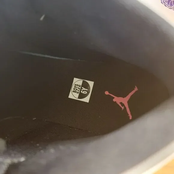 Air Jordan 1 Mid SE GS 'Varsity Purple' Sz 6Y BQ6931-105 - Picture 5 of 12